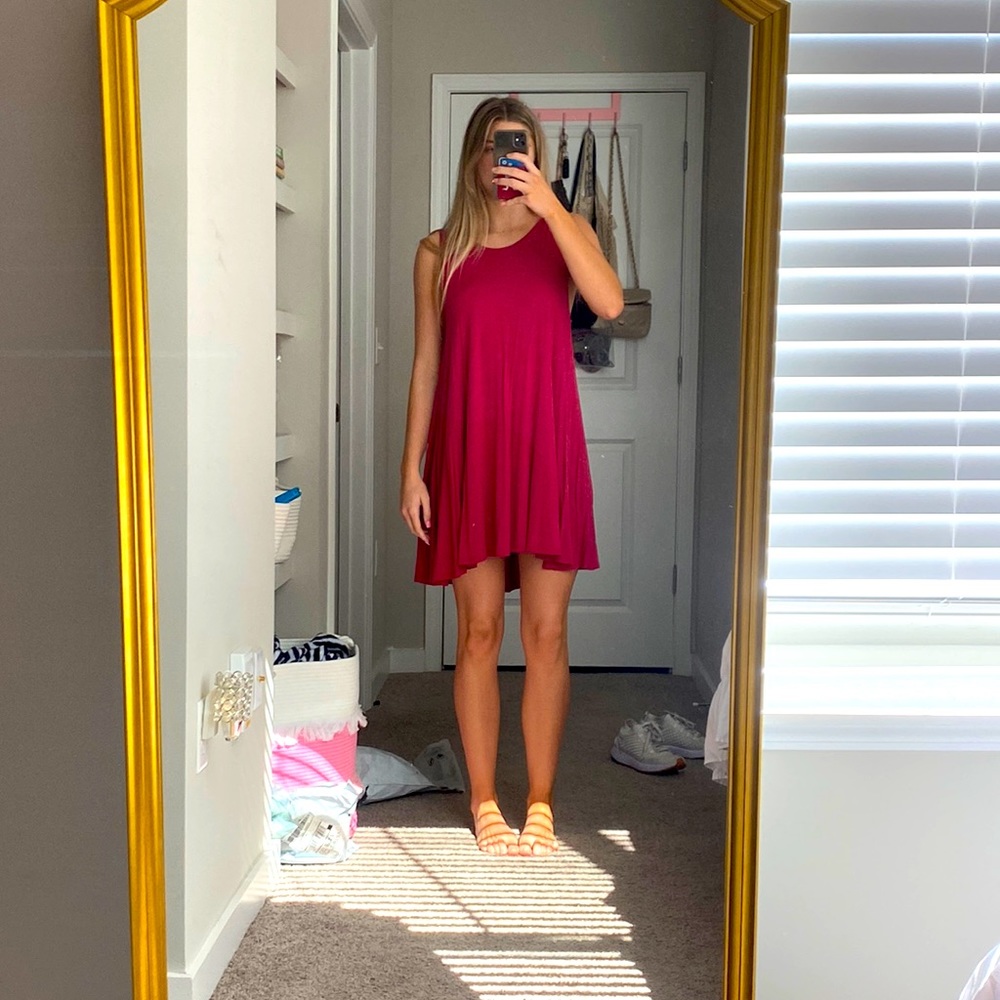 Dark Red dress